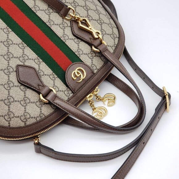 100% Authentic Gucci GG Ophidia Handbag and Shoulder Bag - Picture 7 of 16